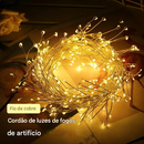 🔥🎁Luzes LED Decorativas em Fio de Cobre – Estilo Espoleta/Fogos (Somente HOJE!)