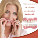 Kit PerfectFit de Reembasamento em Silicone para Dentadura/Prótese (Somente HOJE!)🔥