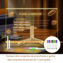 🎁Quadro de Mensagens Criativo de Acrílico com LED Regravável 🎨 (o kit vem com 7 canetas) (Somente HOJE!)🔥