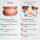 🦷 Prótese Dentária Completa Médica Yagoo™ com Forte Sucção (Somente HOJE!)🔥