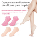 🔥Máscara hidratante para os pés, meias de silicone esfoliantes, meias protetoras para praia (Somente HOJE!)